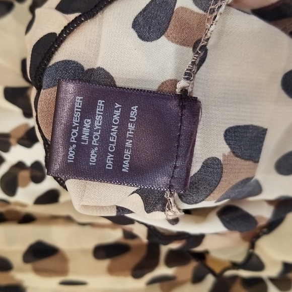 Loyd/Ford pleat leopard dress - Picture 6 of 7